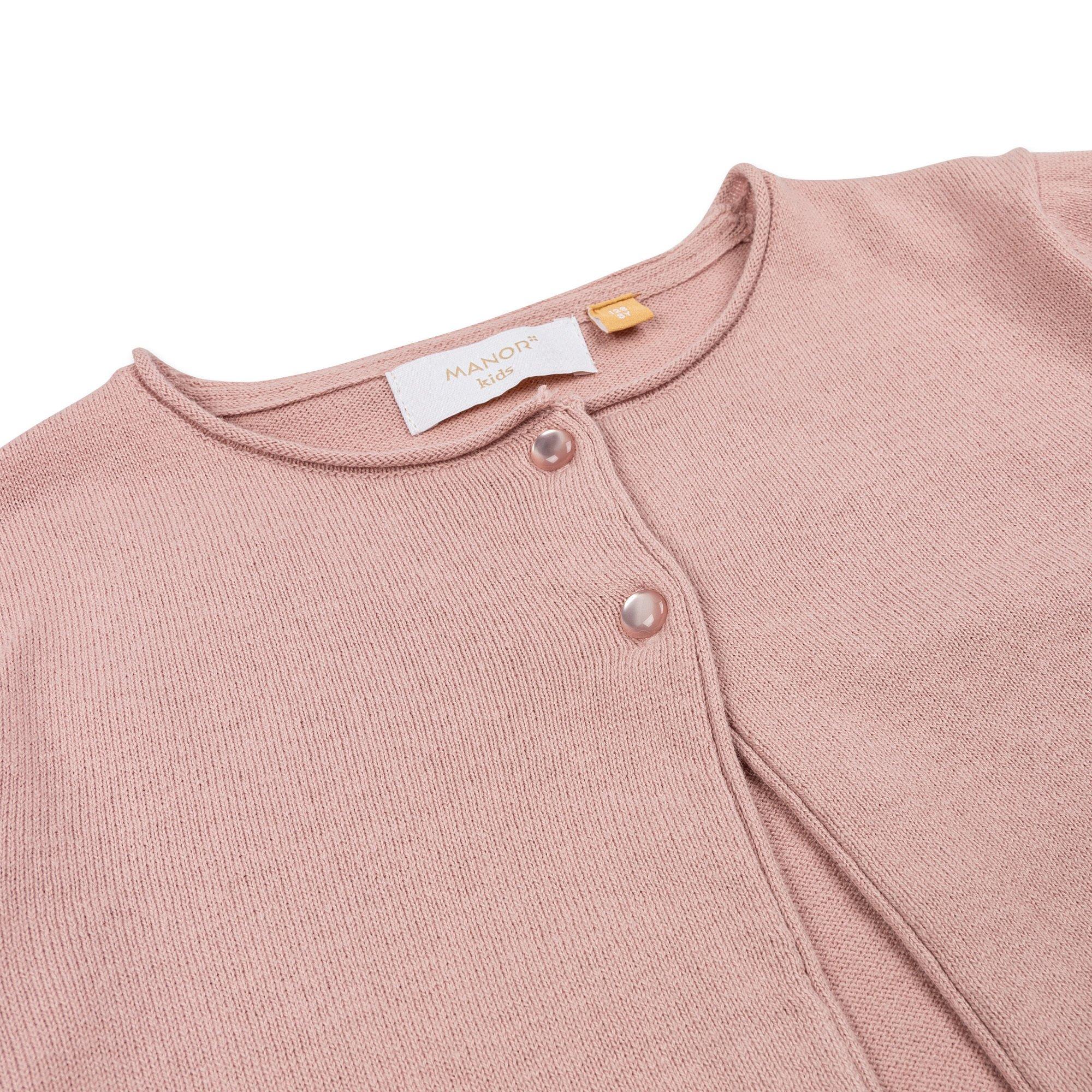 Manor Kids Cardigan, langarm Cardigan,la Rosa