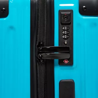 Manor 54.0cm, Hartschalenkoffer, Spinner Globetrotter BlkAcc Blau