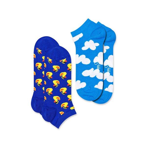 Image of Happy Socks 2-Pack Rubber Dock Low Sock Multipack, Socken, Sneaker - 36-40