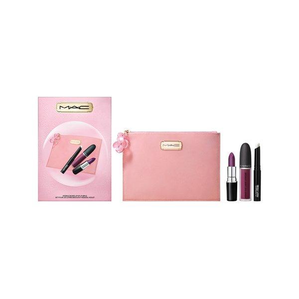 Image of Kisses&bows Lip Purple Unisex Violett Set