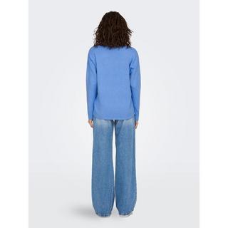 ONLY Col V Manches Longues Coupe Relax Pull  