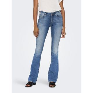 ONLY Blushed Flared Leg Jeans Mid Waist  