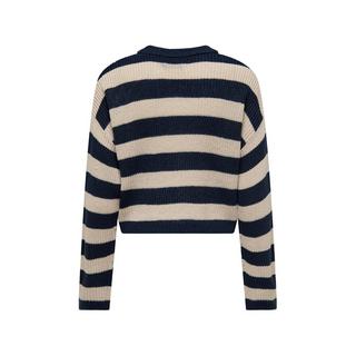 ONLY Gestreifter Cropped Strickpullover  