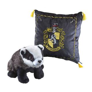 Noble Collection  Cuscino Harry Potter con figura di peluche, Tassorosso 