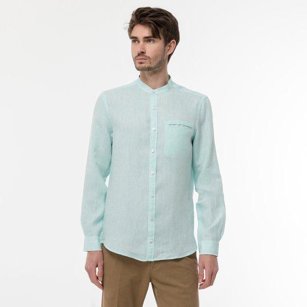 Image of Hemd, Modern Fit, Langarm Herren Türkisblau XL