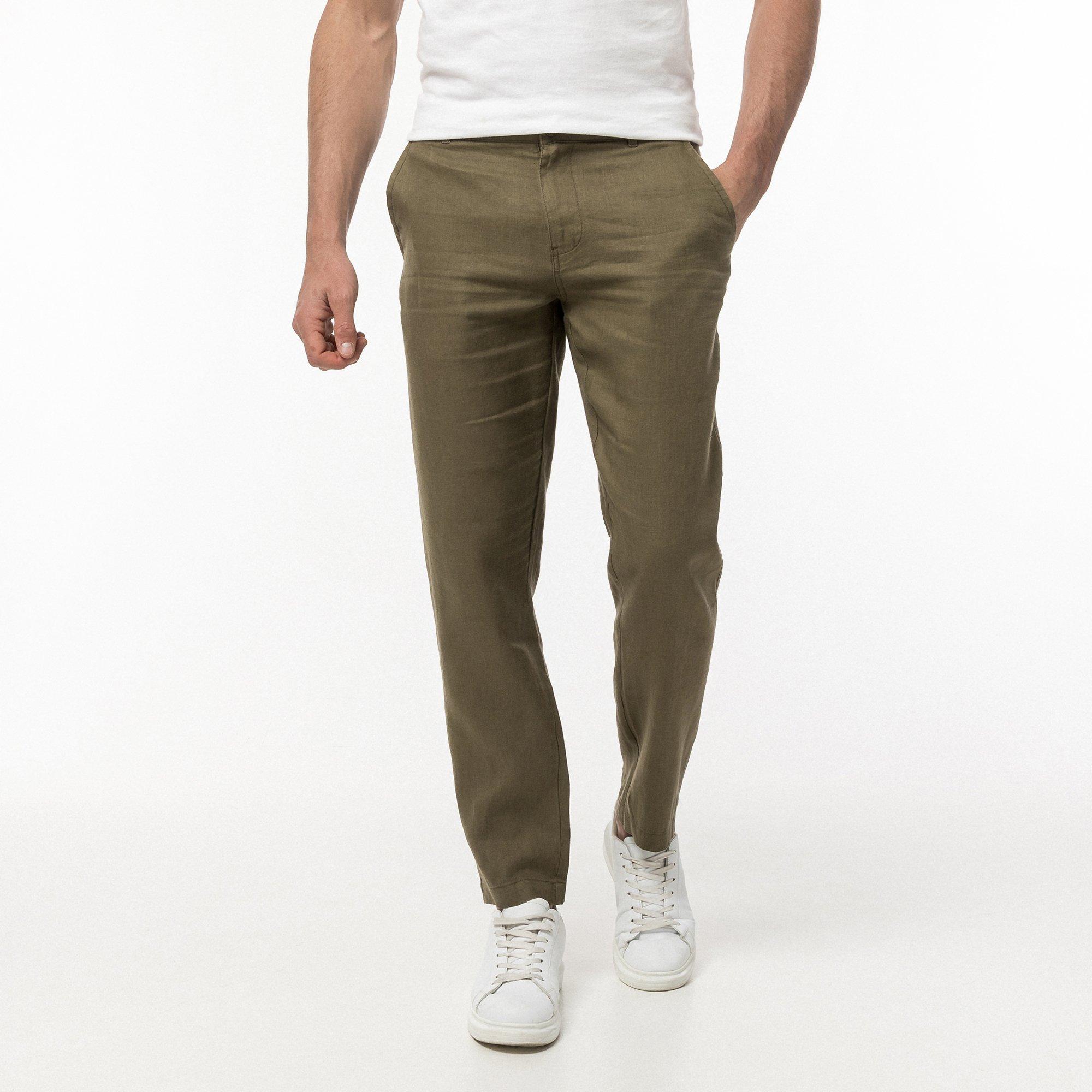 Manor Man Chino di lino, regular fit  