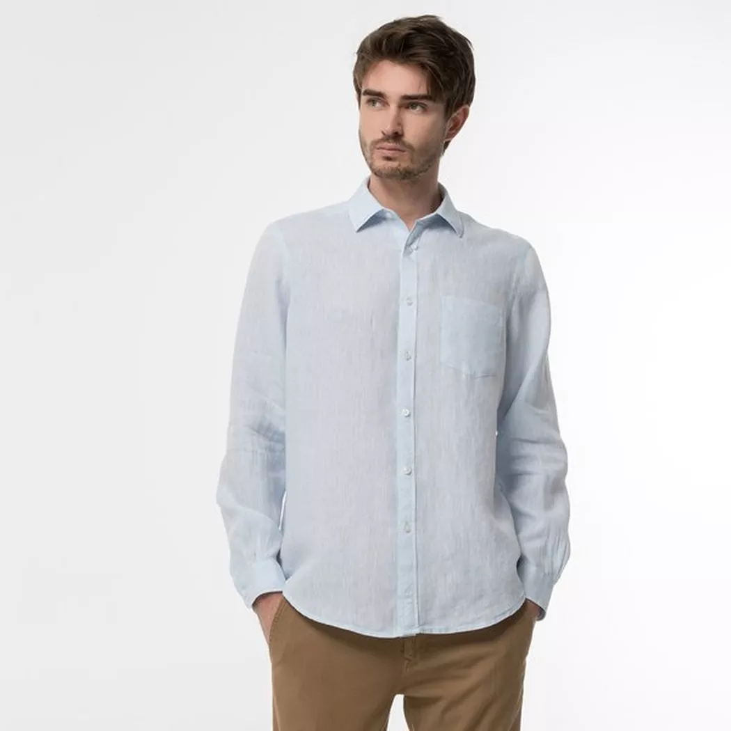 Manor Man - Hemd, Classic Fit, langarm, für Herren, Hellblau, Größe XXL