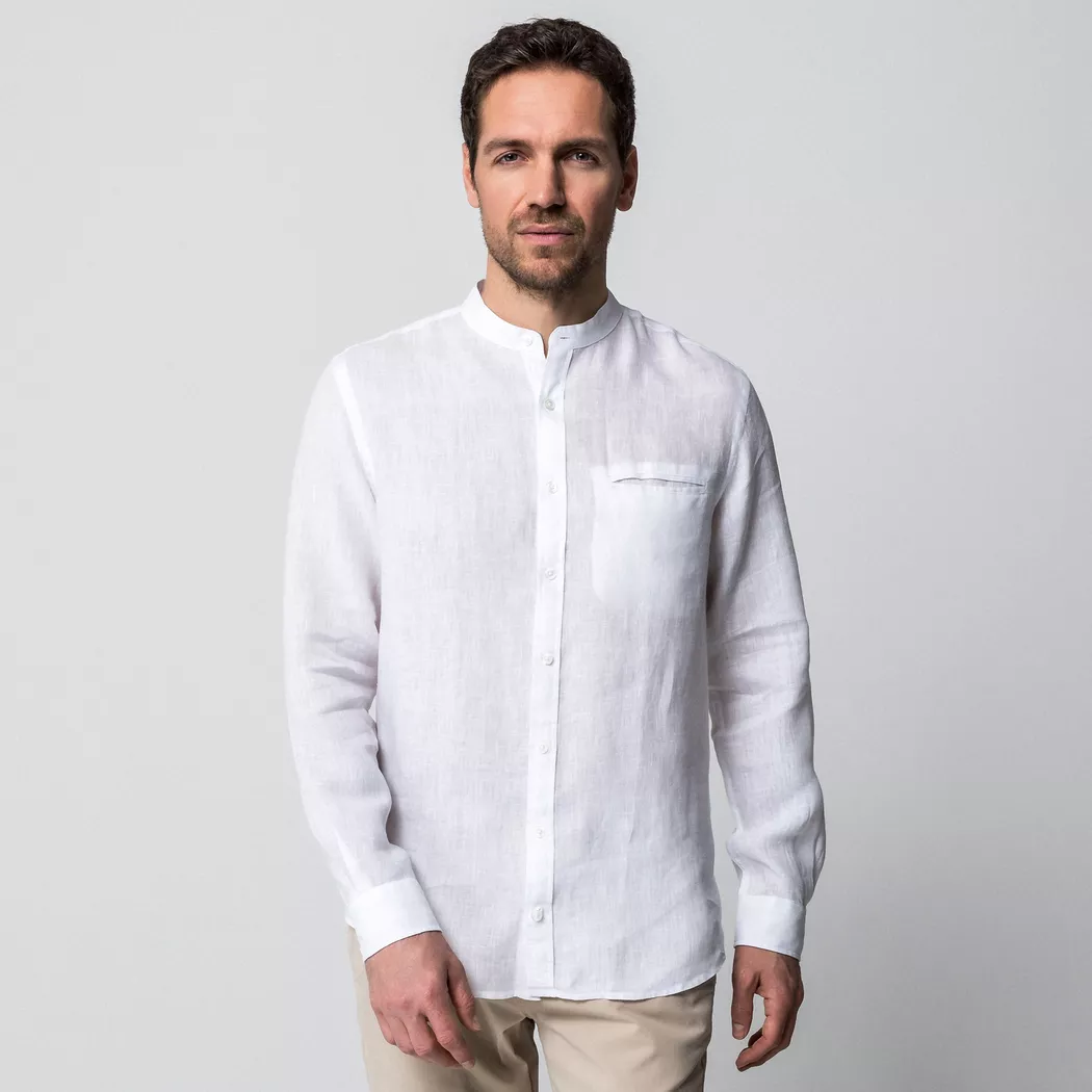 Manor Man - Hemd, Modern Fit, langarm, für Herren, Weiss, Größe S 2