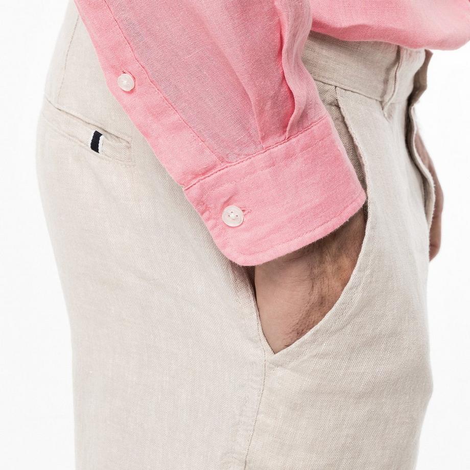 Manor Man Leinen Shorts  