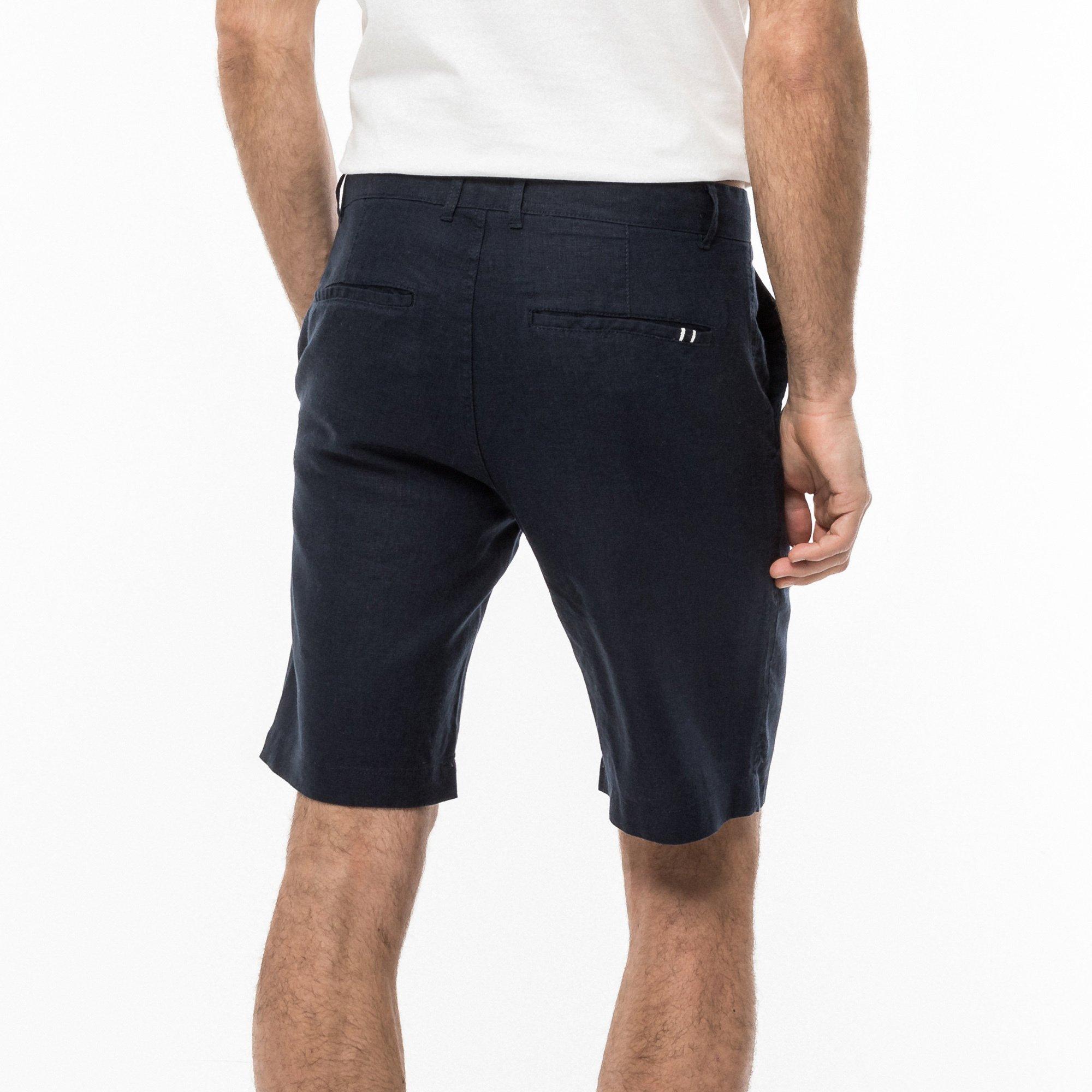 Manor Man Leinen Shorts  