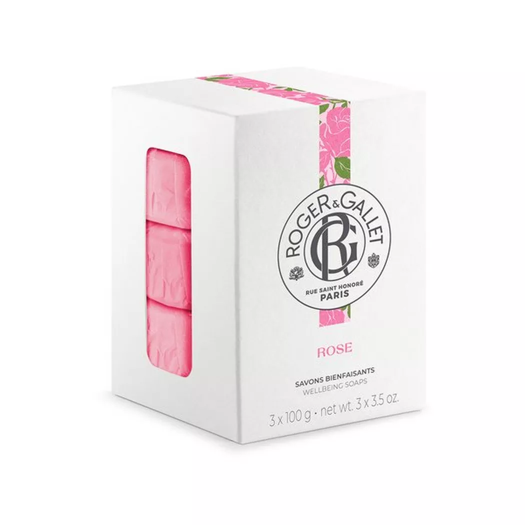 Roger & Gallet - Rose Box mit 3 Wohlfühl-Seifen, Set
