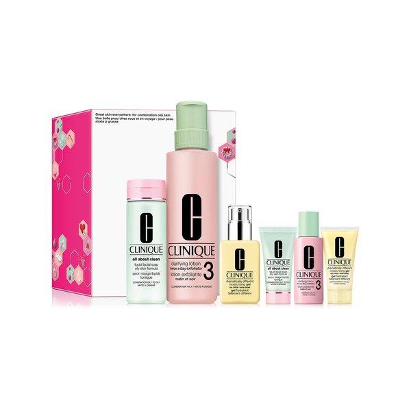 Image of CLINIQUE 3-STEP 3-Step III/IV Set: Great Skin Everywhere: For Combination Oily Skin - Set