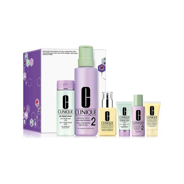 Image of CLINIQUE 3-Step I/II Set: Great Skin Everywhere: For Dry Combination Skin - Set