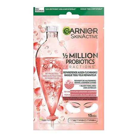 GARNIER PROBIO EYES SA6GR FRNLDE 1/2 Million Probiotics Masque Tissu Yeux Réparateur 