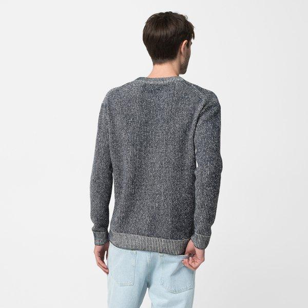 Manor Man Pullover, Rundhals, langarm  Marine
