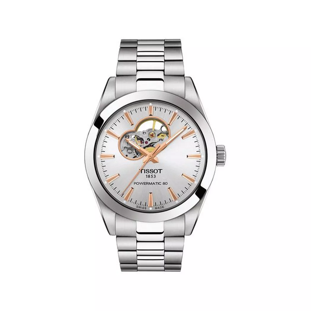 Tissot - Automatikuhr, GENTLEMAN Powermatic 80, 40mm, Silber