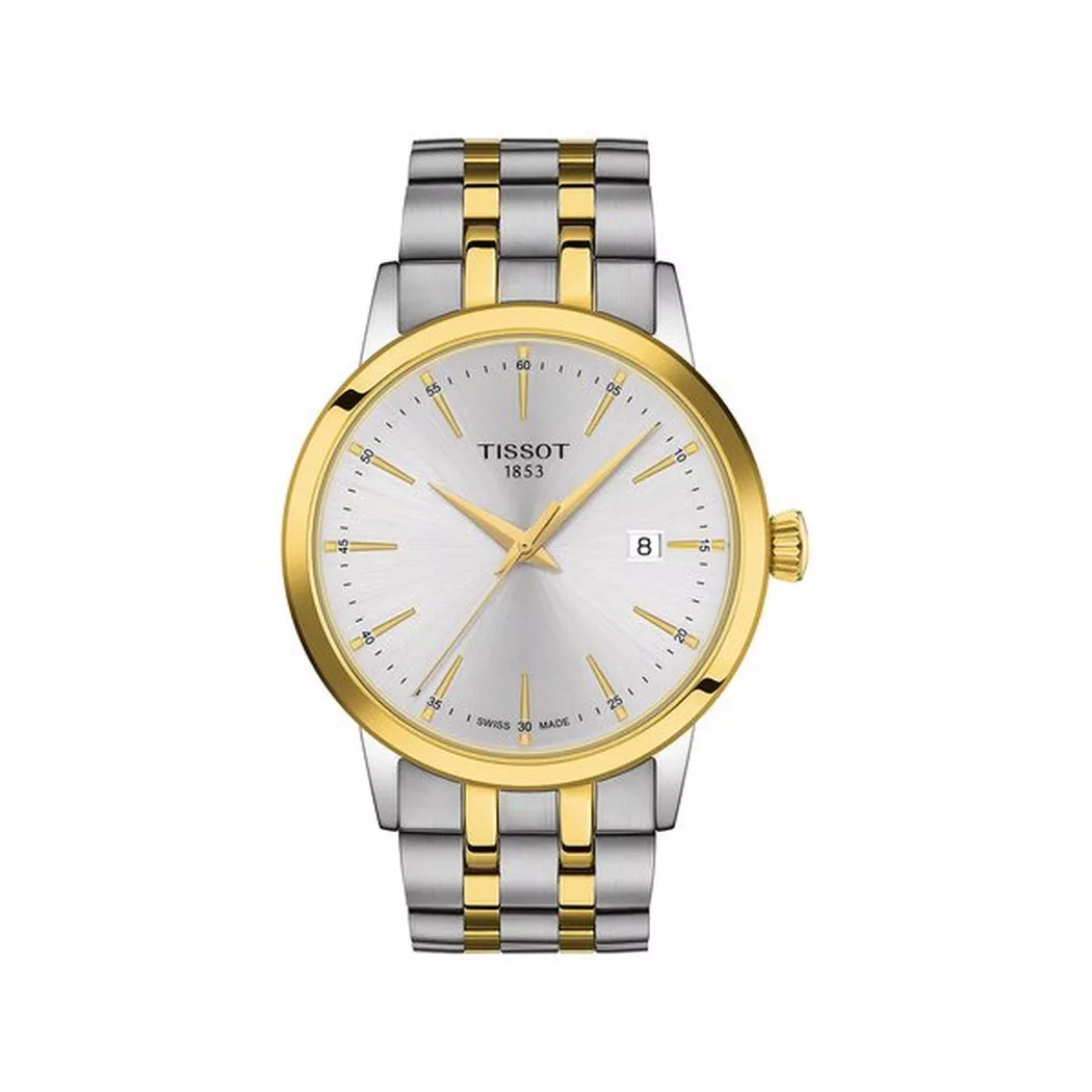 Tissot - Analoguhr, Classic Dream, 42mm, Zweifarbig