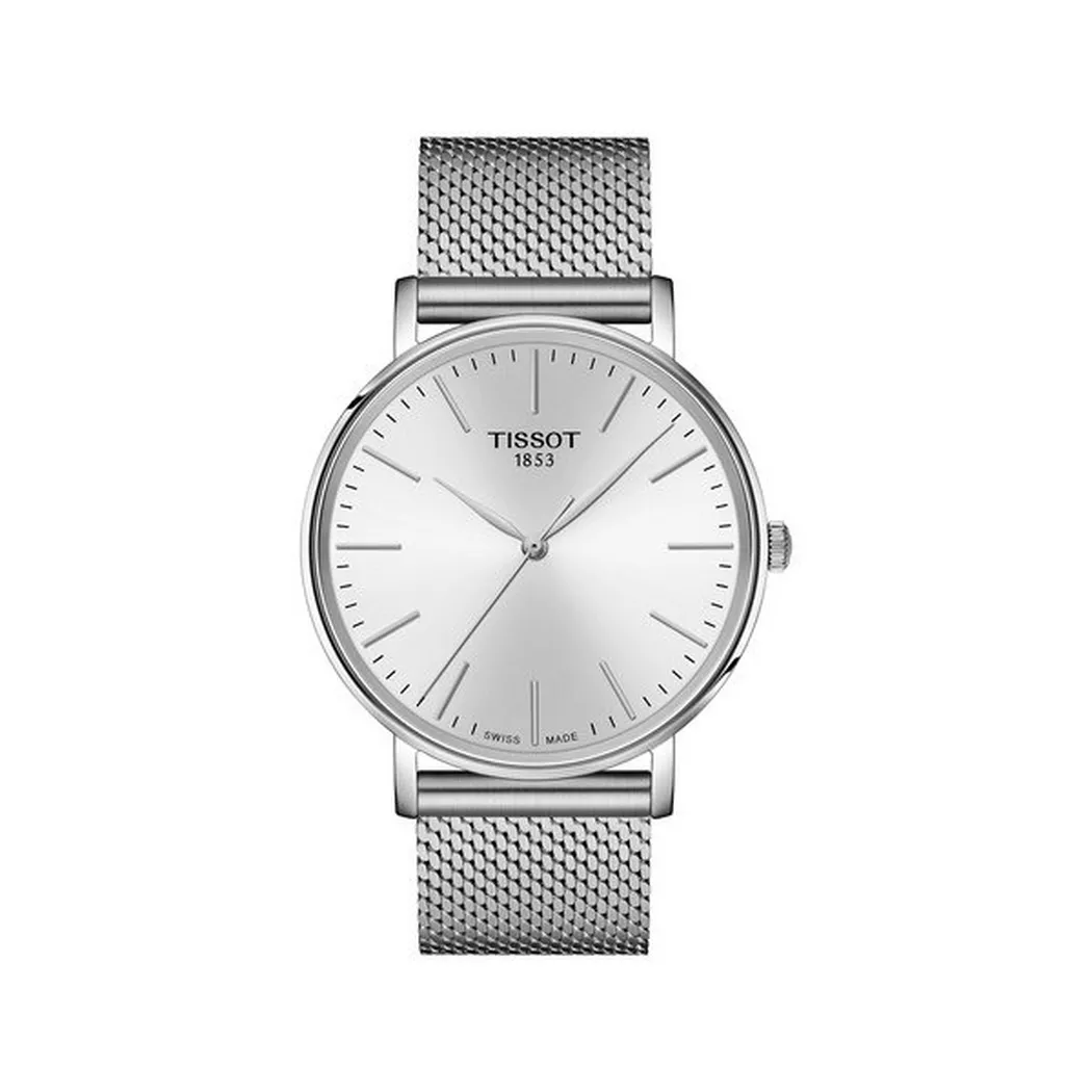 Tissot - Analoguhr, Everytime, 40mm, Silber