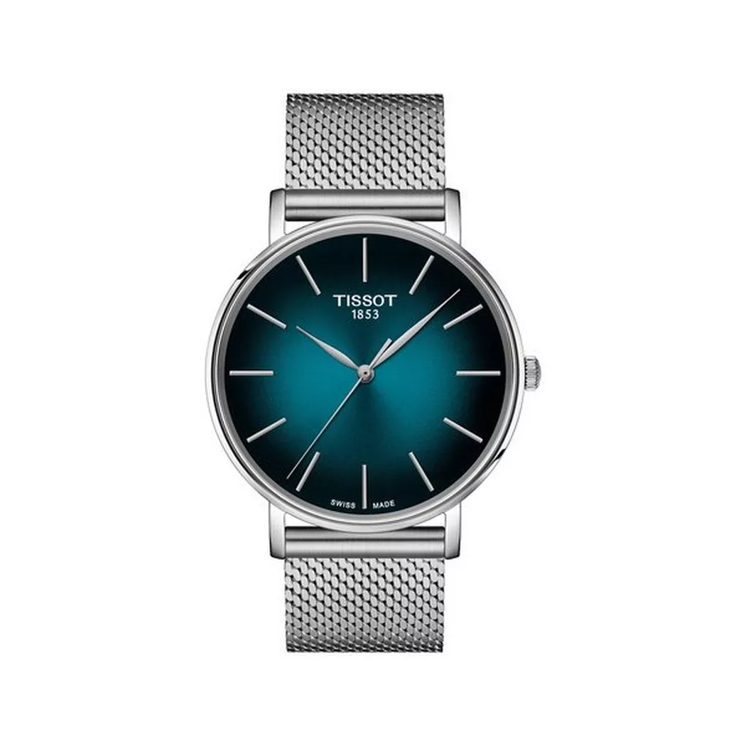 Tissot - Analoguhr, Everytime, 40mm, Silber