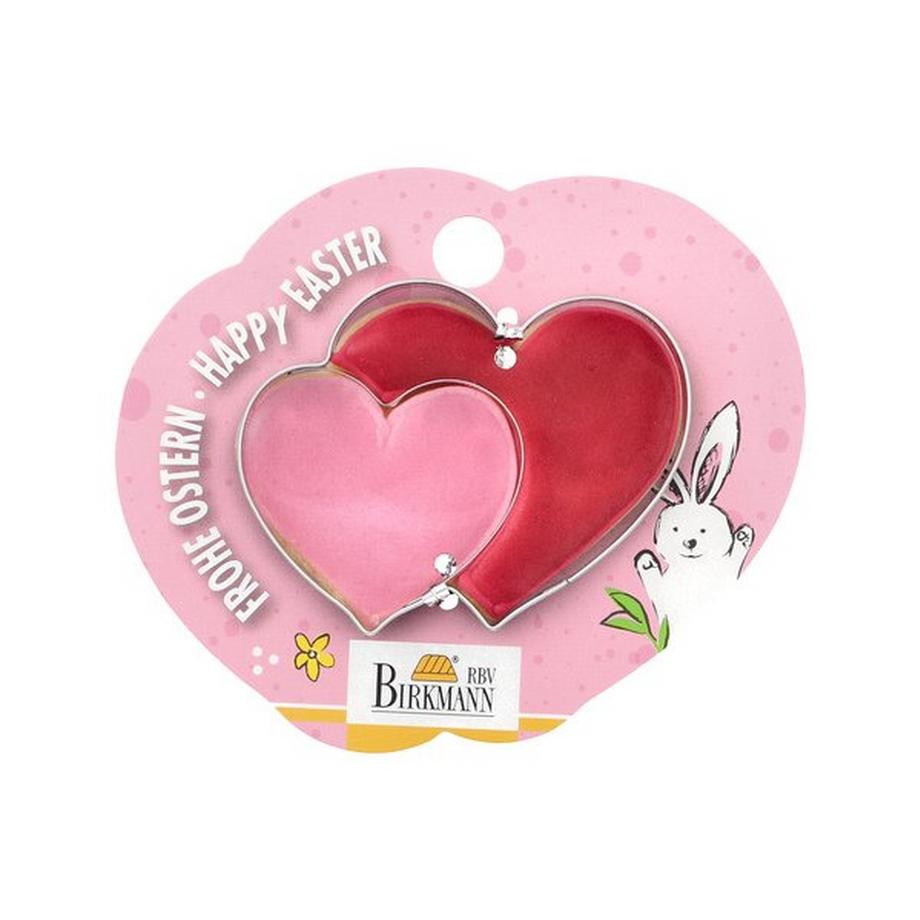BIRKMANN Taglia-biscotti Cardboard, doppio cuore 