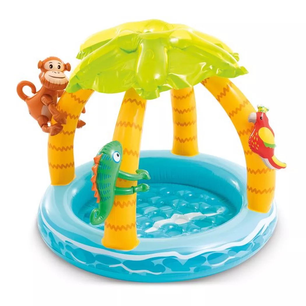 Intex - Tropical Island Babybecken, Multicolor