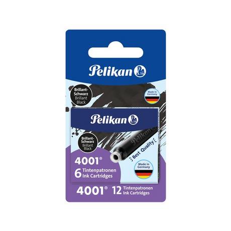 Pelikan Tintenpatronen Tintenpatrone schwarz 2 Faltsch. à 6 Stk. 