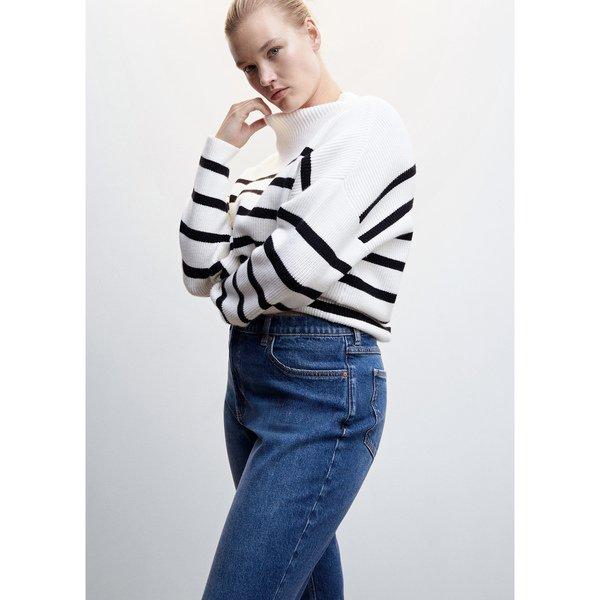 MANGO NEWMOM Mom Fit High Rise Jeans  