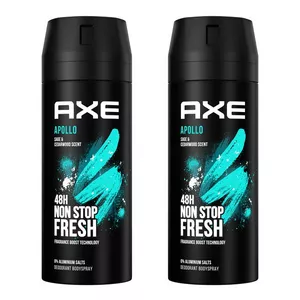 Spray per il corpo Apollo senza sali di alluminio Duo