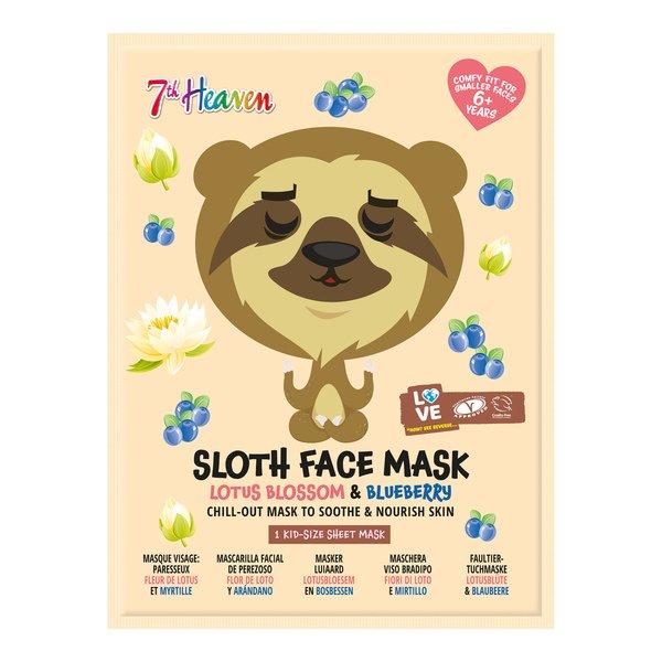Image of Montagne Jeunesse Face Food Sloth Sloth Face Mask - 1 pezzo