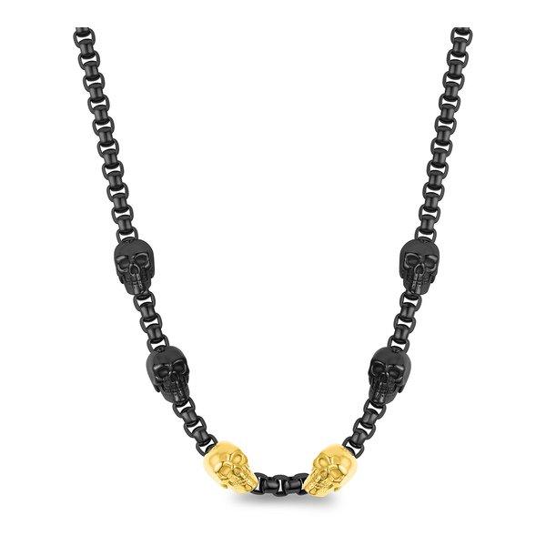 Image of Halskette Mit Anhänger Damen Black 57cm