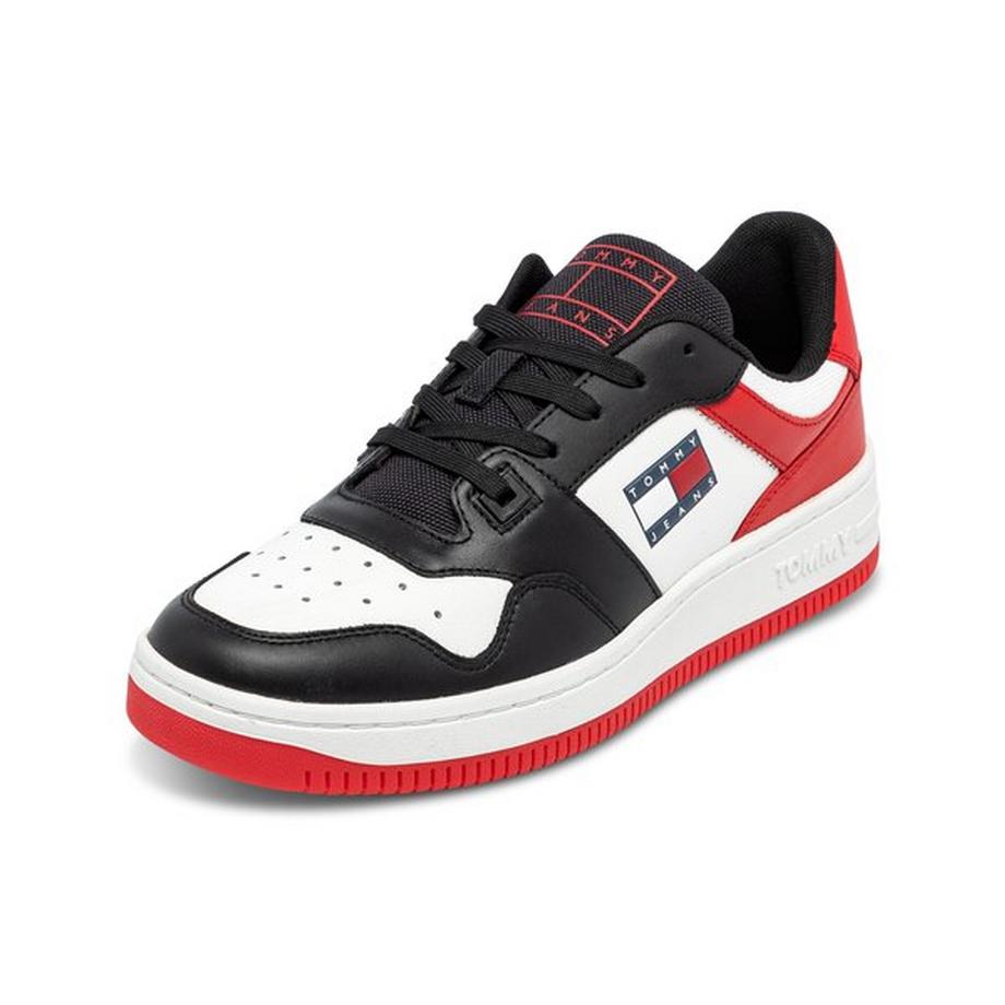 TOMMY JEANS TJ Baske Leather Sneakers basse 