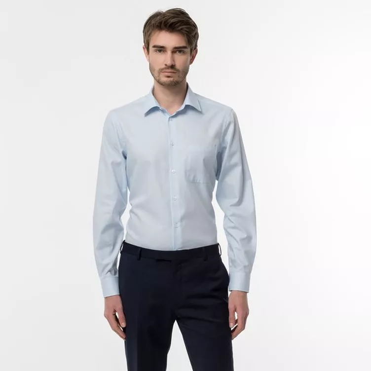 Manor Man Hemd Classic Fit langarm online kaufen MANOR