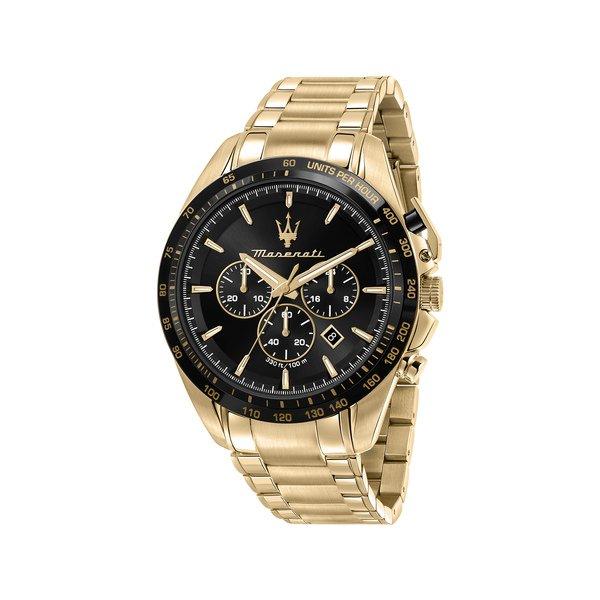 Image of Chronograph Uhr Herren Gold 45mm