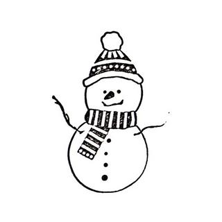 Artoz Tampon Snowman 