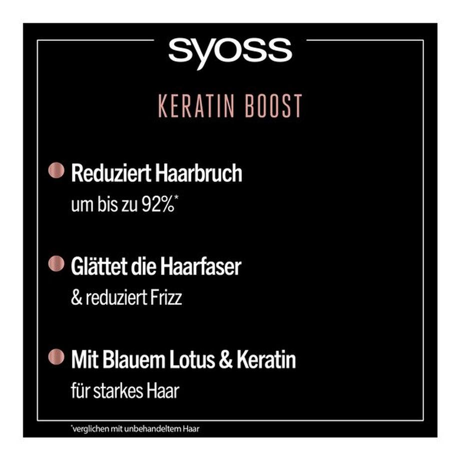 syoss Keratin Boost 4-in-1 Haarkur Trattamento per capelli 4-in-1 Keratin Boost 
