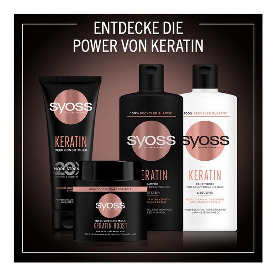 syoss Keratin Boost 4-in-1 Haarkur Trattamento per capelli 4-in-1 Keratin Boost 