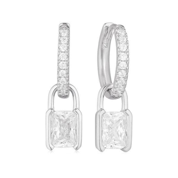 Image of Ohrringe Damen Silber 25mm