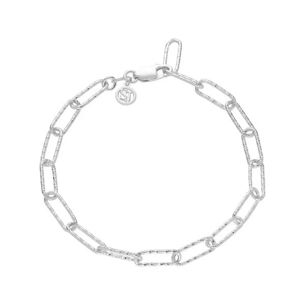 Sif Jakobs - Armkette, Luce Grande, 18cm, Silber