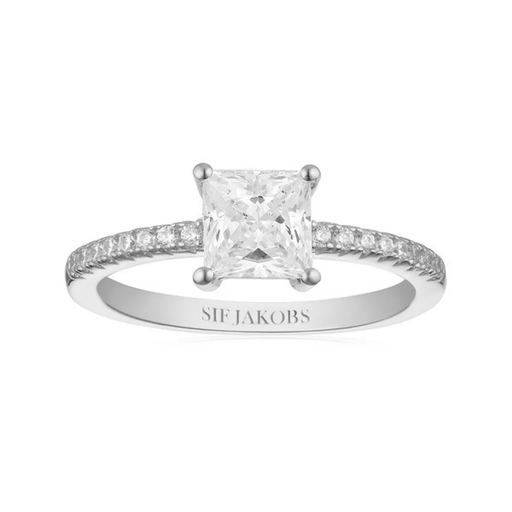 Sif Jakobs - Ring, Ellera Quadrato, 58, Silber