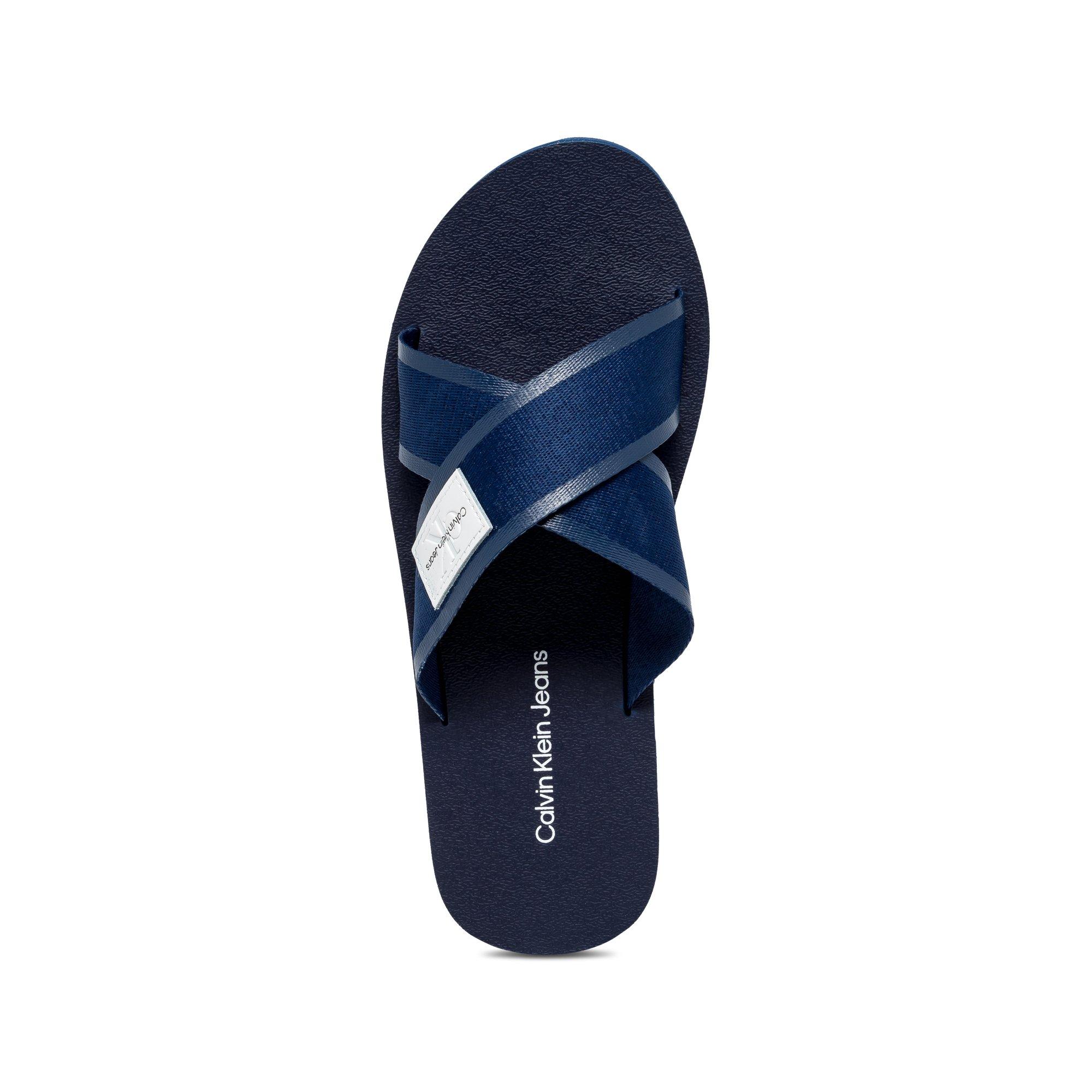 Calvin Klein Criss Cros Badge Sandal Ciabatte da mare 