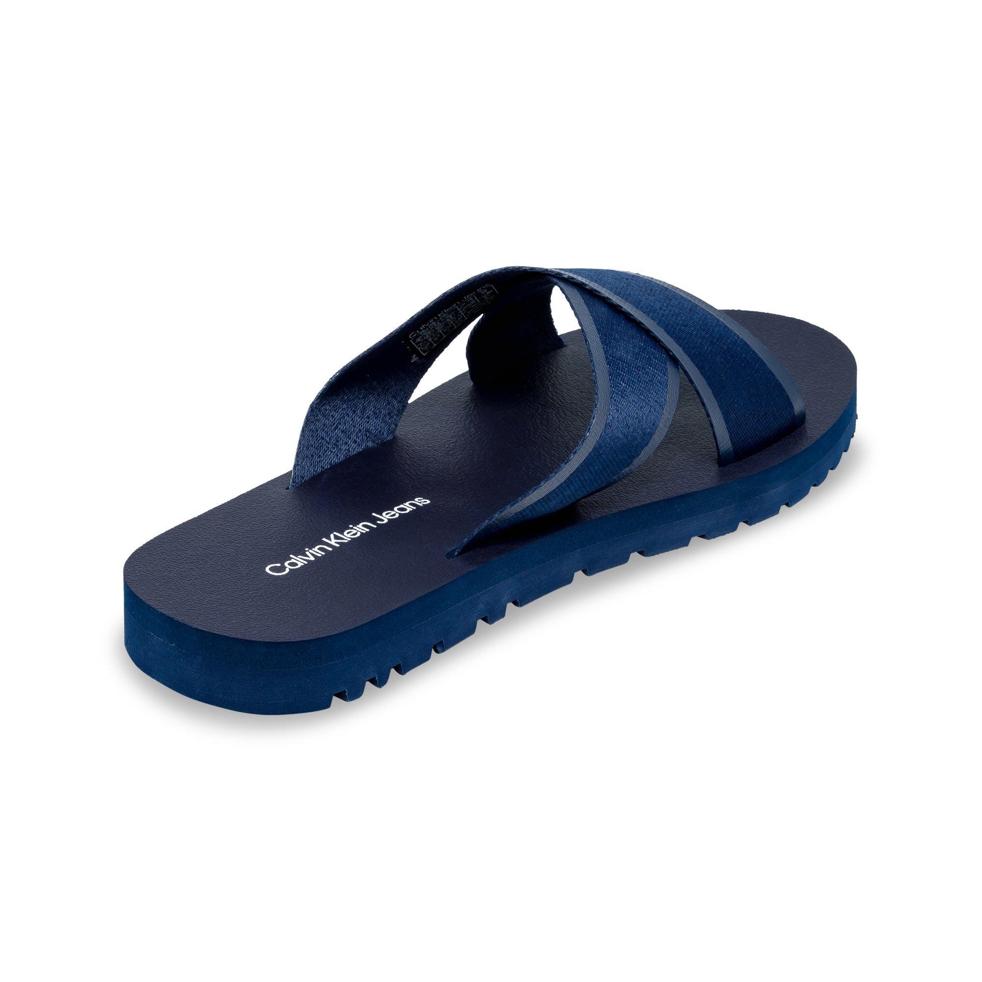 Calvin Klein Criss Cros Badge Sandal Sandales de bain 