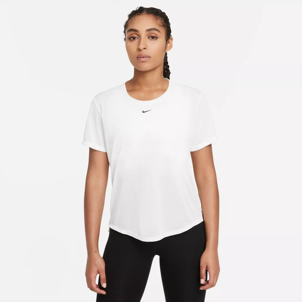 T-Shirt NIKE SPORTSWEAR "W NSW CLUB SS TEE", Damen, Gr. XL, weiß, Jersey, Obermaterial: 100% Baumwolle, normal, Rundhals, Shirts T-Shirt 6
