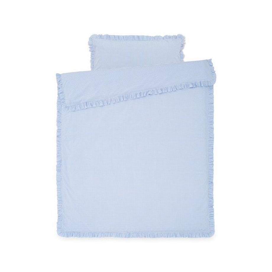 Manor Concetta Taie d'oreiller à carreaux avec volants  