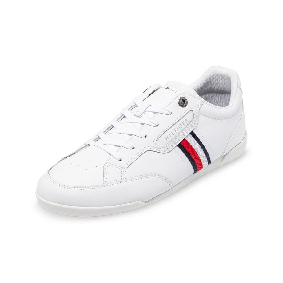 TOMMY HILFIGER Classic Cupsole Leather Sneakers, Low Top 