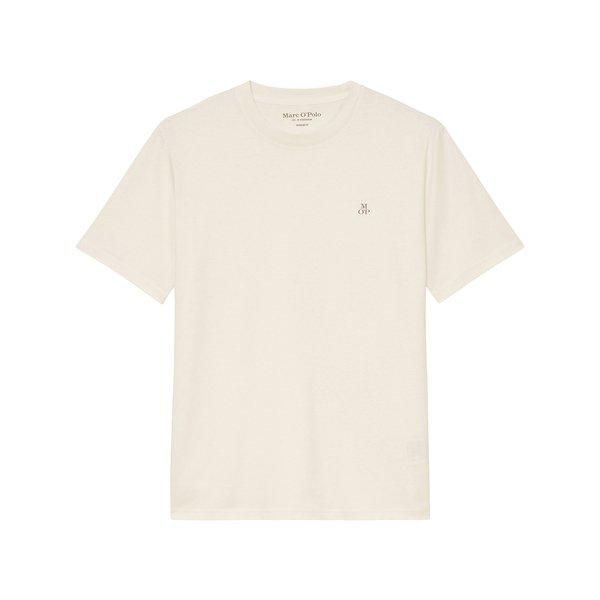 Marc O'Polo T-shirt, short sleeve, logo print, ribbed collar T-Shirt 