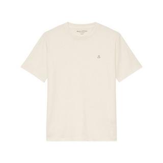 Marc O'Polo T-shirt, short sleeve, logo print, ribbed collar T-Shirt 