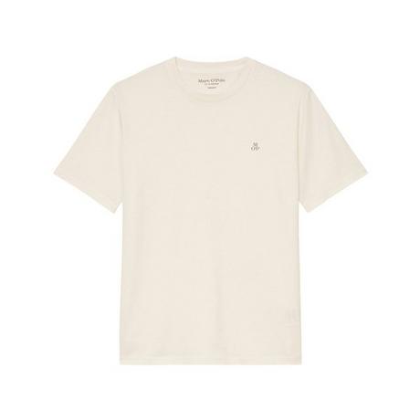 Marc O'Polo T-shirt, short sleeve, logo print, ribbed collar T-Shirt 