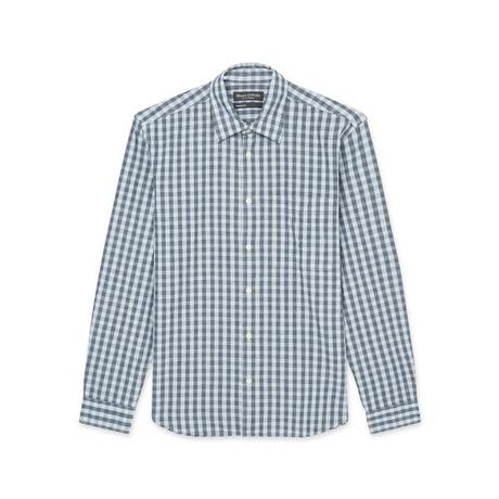 Marc O'Polo Kent collar, long sleeves, one rectangular chest pocket, round hem Camicia a maniche lunghe 