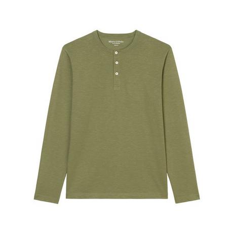 Marc O'Polo Longsleeve serafino, slub quality, flaglabel T-shirt, maniche lunghe 
