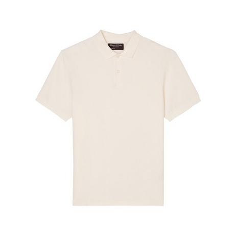 Marc O'Polo Poloshirt, short sleeve, rib collar and cuffs, slits at hem, embroidery Polo, maniche corte 